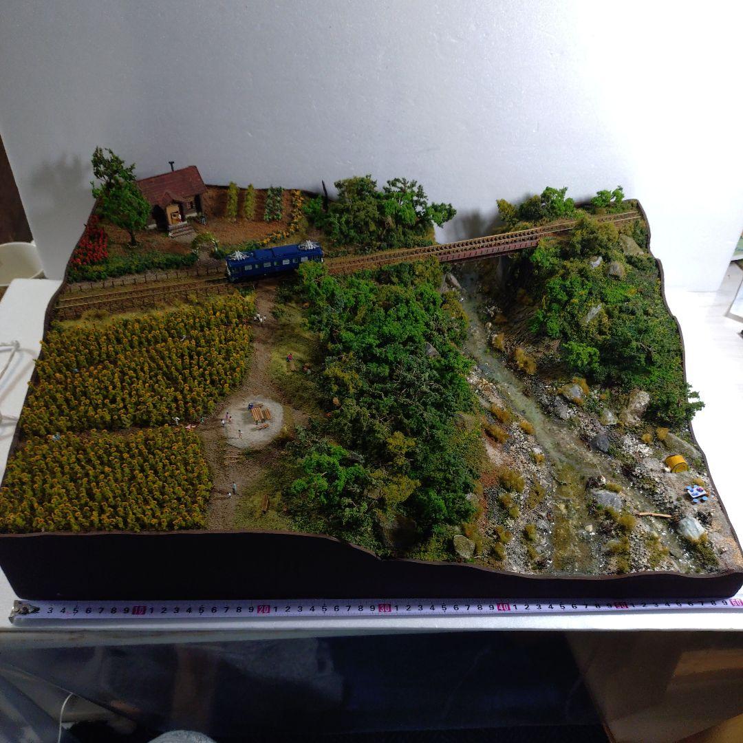 ジオラマ【60✕43cm程度】　Nゲージサイズ?　レール幅（9mm）