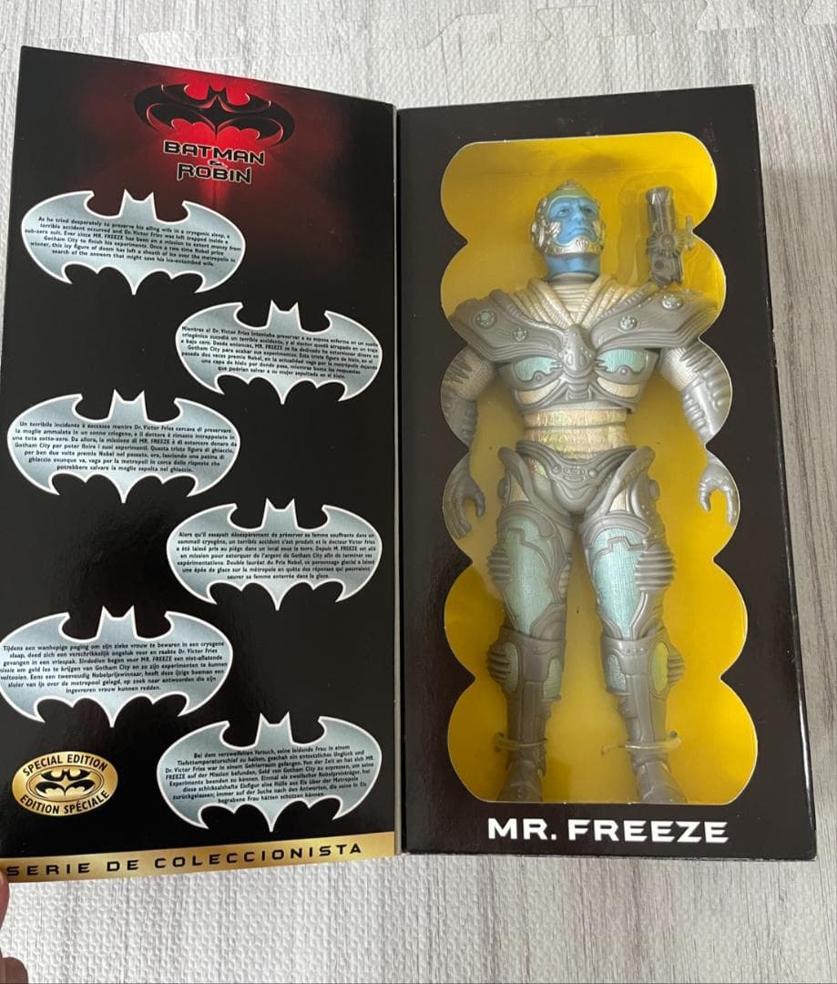 バットマン＆ロビンMr. Freeze　3点セット　25年以上前の商品です！