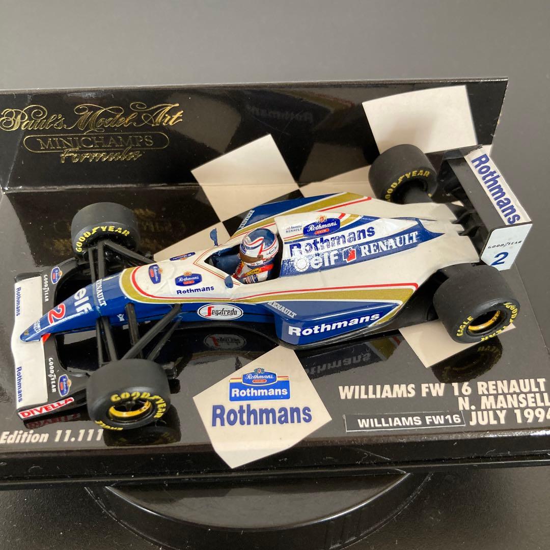 Williams FW16 ミニカー ナイジェル・マンセル仕様
