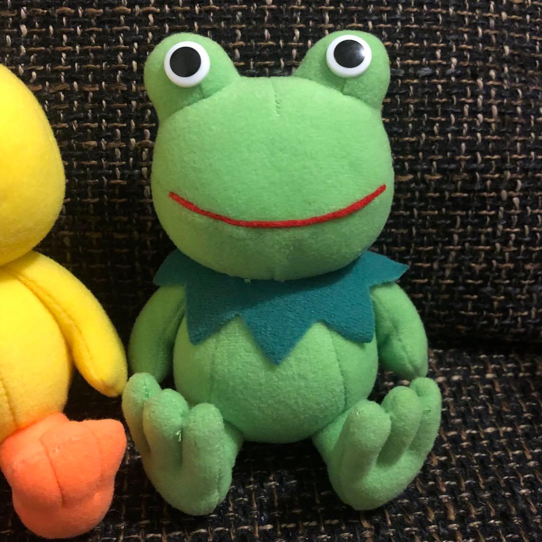 セット　ガーコとケロタン　ぬいぐるみ　レトロ　アヒル　カエル