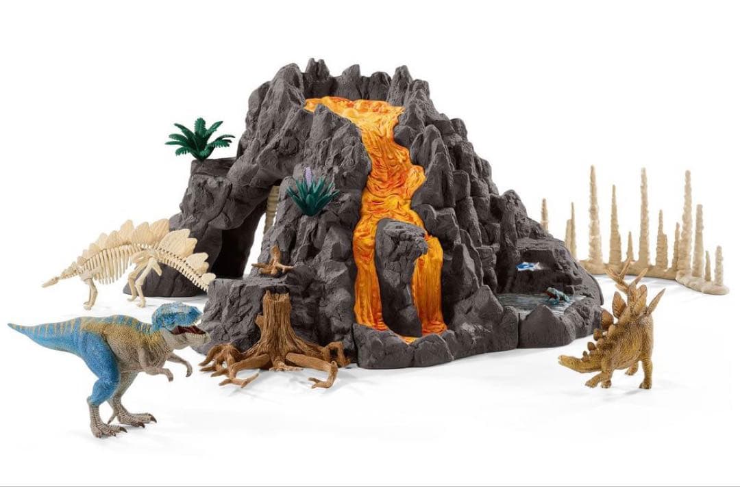 【まとめ売り】シュライヒ　火山・ 洞窟・フィギュアセット