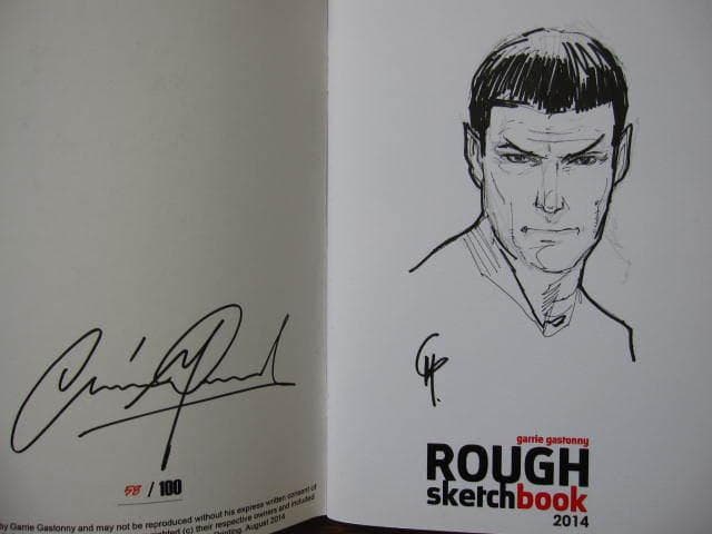 Garrie Gastonny ROUGH sketchbook　限定100部