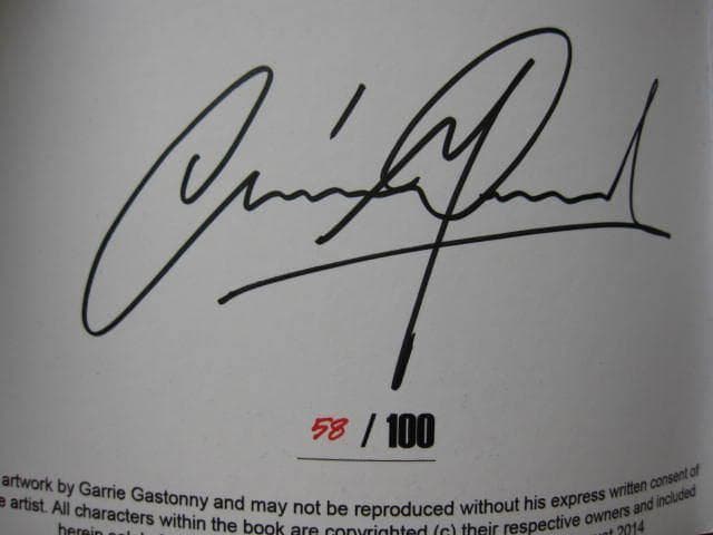 Garrie Gastonny ROUGH sketchbook　限定100部