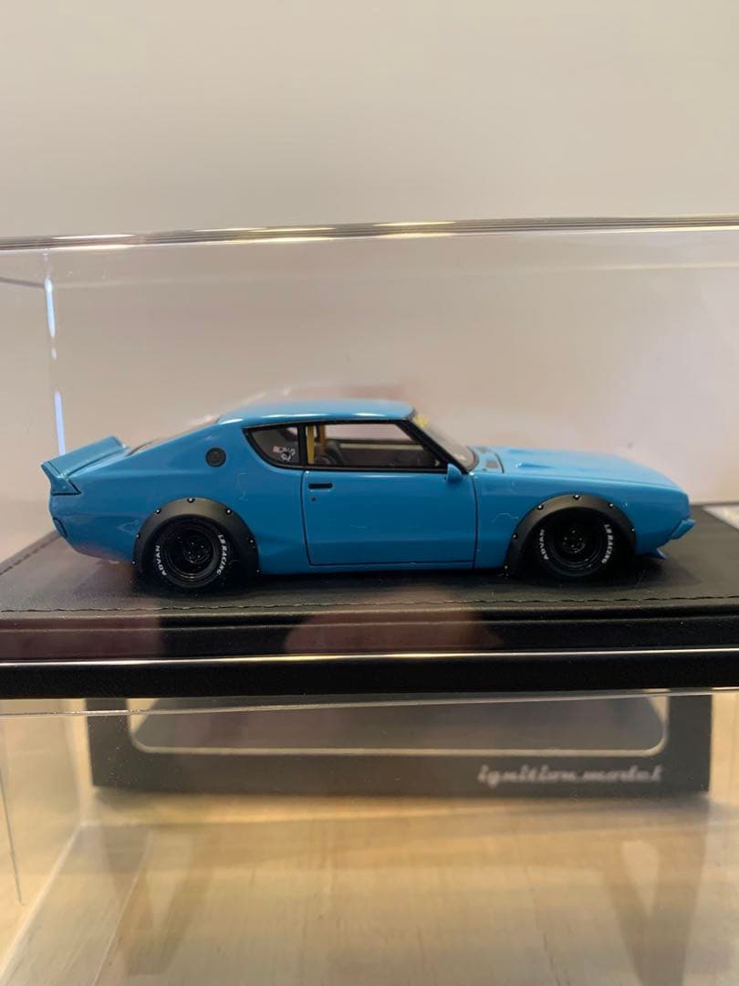 イグニッションモデル　1/43 限定 LB-WORKS ケンメリ ブルー