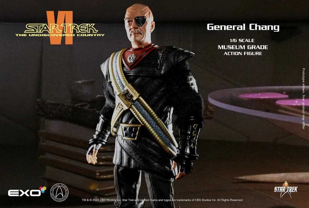 EXO-6 1/6 スタートレック 未知の世界 チャン将軍 chang