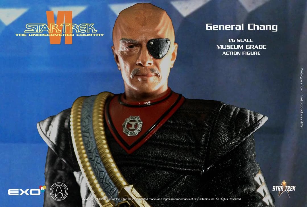 EXO-6 1/6 スタートレック 未知の世界 チャン将軍 chang
