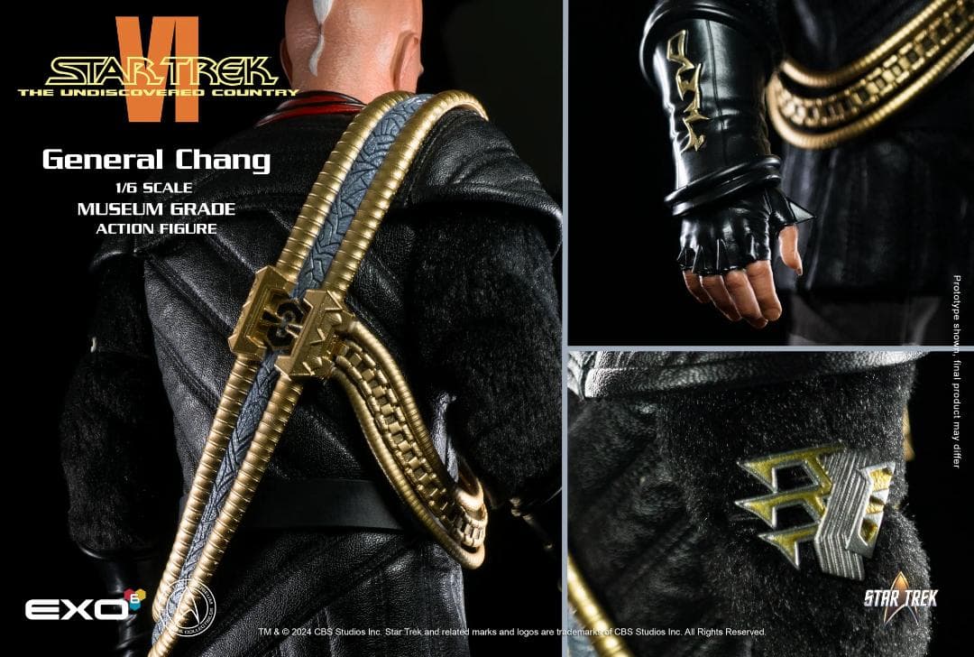 EXO-6 1/6 スタートレック 未知の世界 チャン将軍 chang