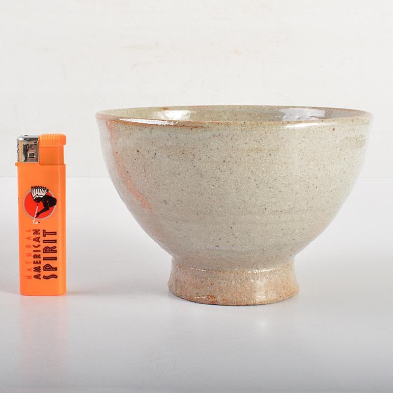 茶道具　旺祥寺窯　槇啓州造　茶碗　銘一喝　紫野　橘宗義（了庵）識箱　C　6363