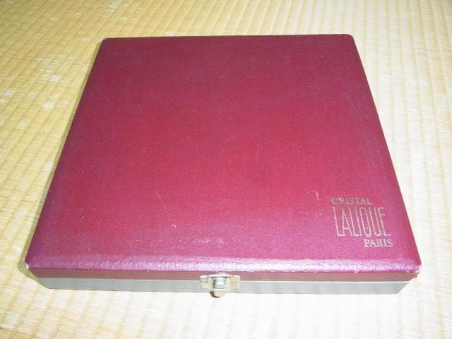 ◆廃盤 未使用 1970年代 共箱付！ラリック 帆船の柄 クリスタルプレート
