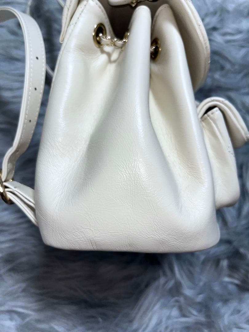 CHANEL バックパック リュック バッグ ホワイト ノベルティ