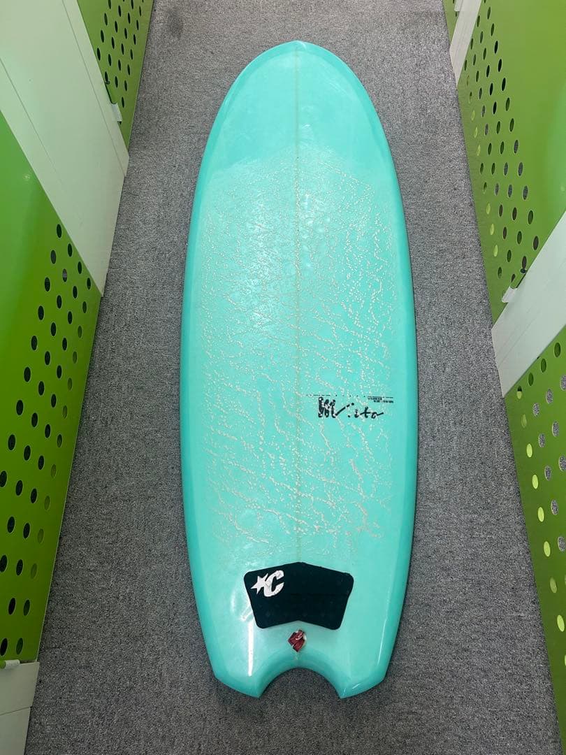 ミニシモンズ 5'2\" ミントグリーン サーフボード　手渡しのみ