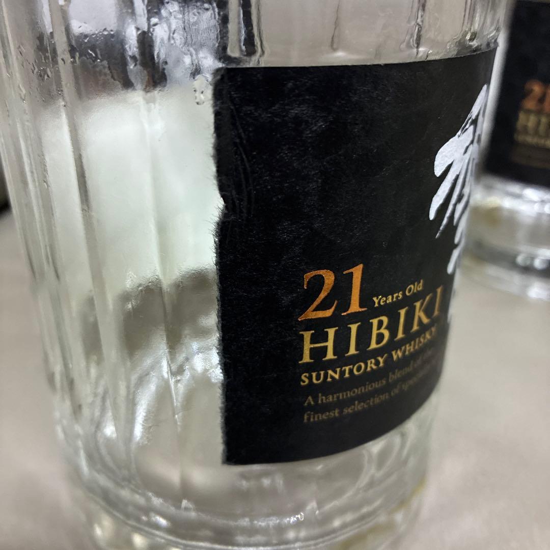 サントリー　響21年　化粧箱　空瓶　専用箱　6本セット