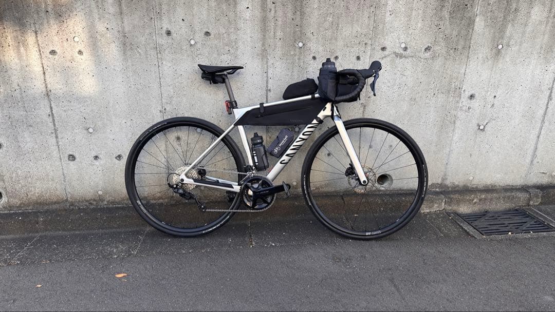 Canyon ハンドルバーバッグ＋フレームバッグ＋rapha ステムバッグ