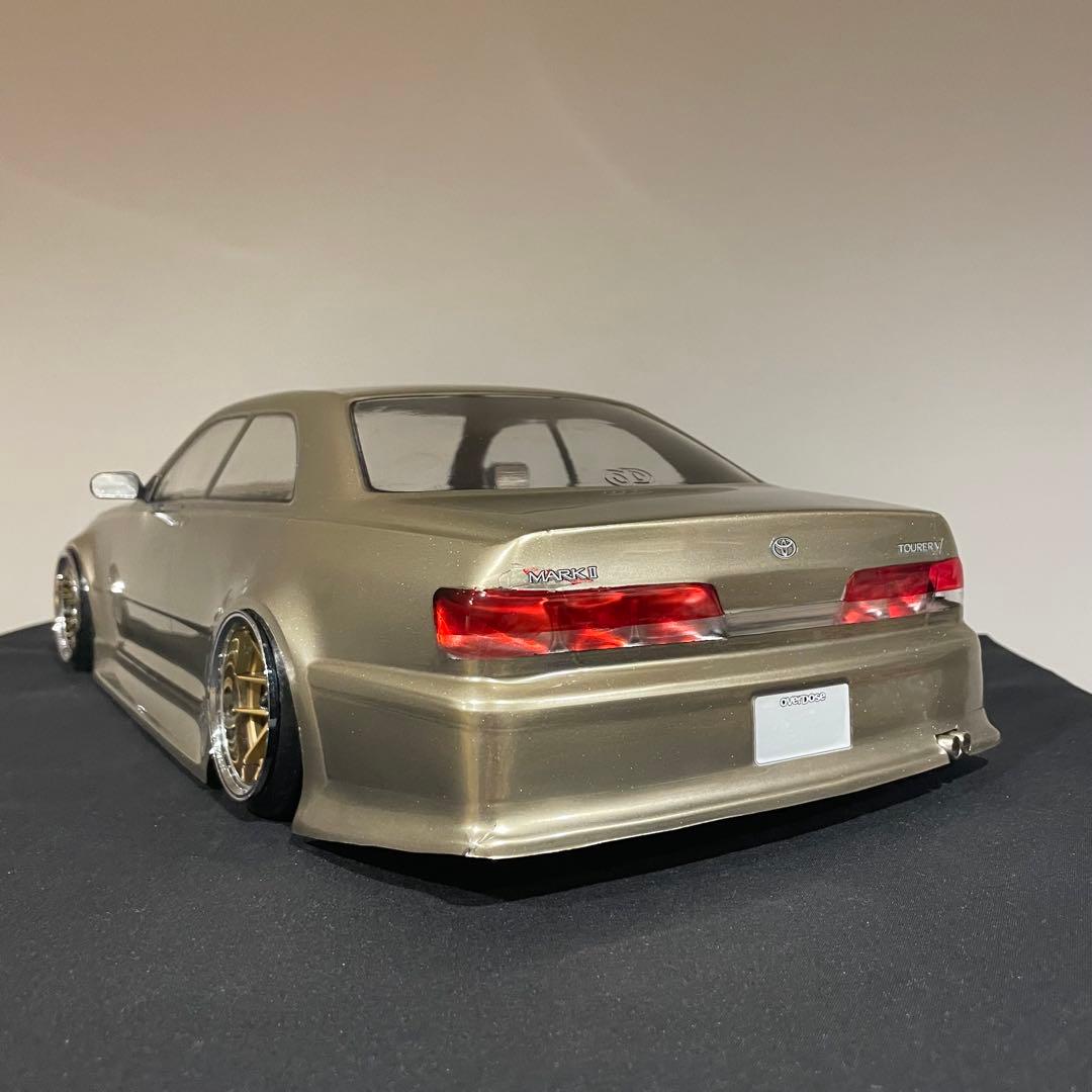 オーバードーズトヨタ　マーク2　ドリフト　1/10 ラジコン　ボディ　r