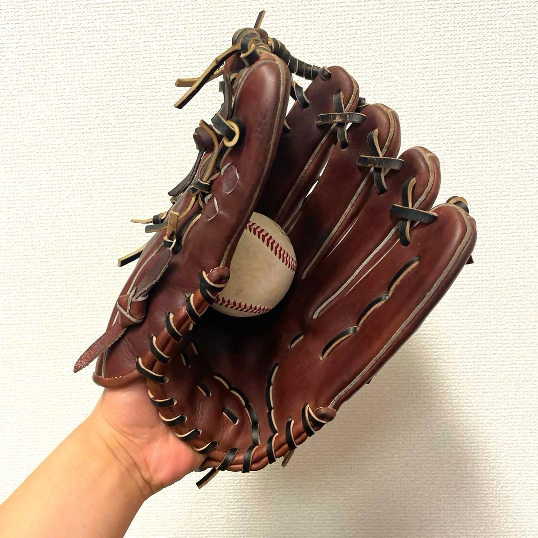 223 ミズノ グローバルエリート 型抜群 極美品 硬式 外野手用グローブ