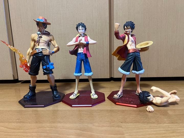 ワンピース　pop まとめセット　麦わら一味　ジンベエエース　フィギュア