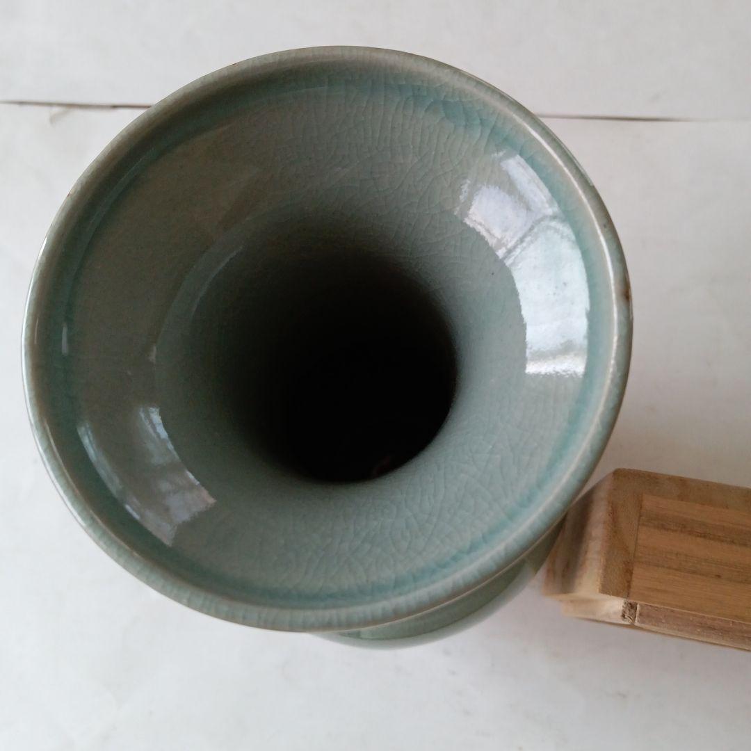 高麗青磁花入