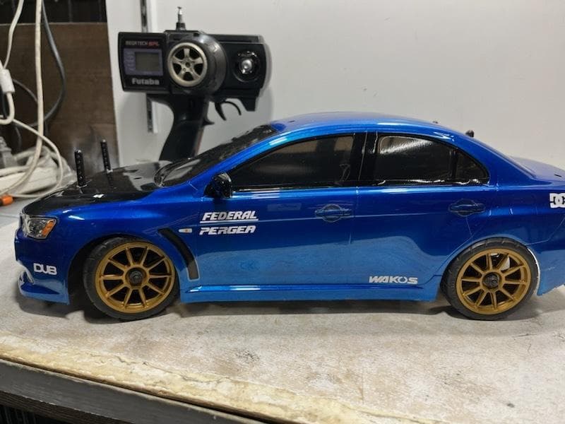 タミヤ 1/10 電動RC TB-03 三菱ランサ－エボリュ－ションX ボディ