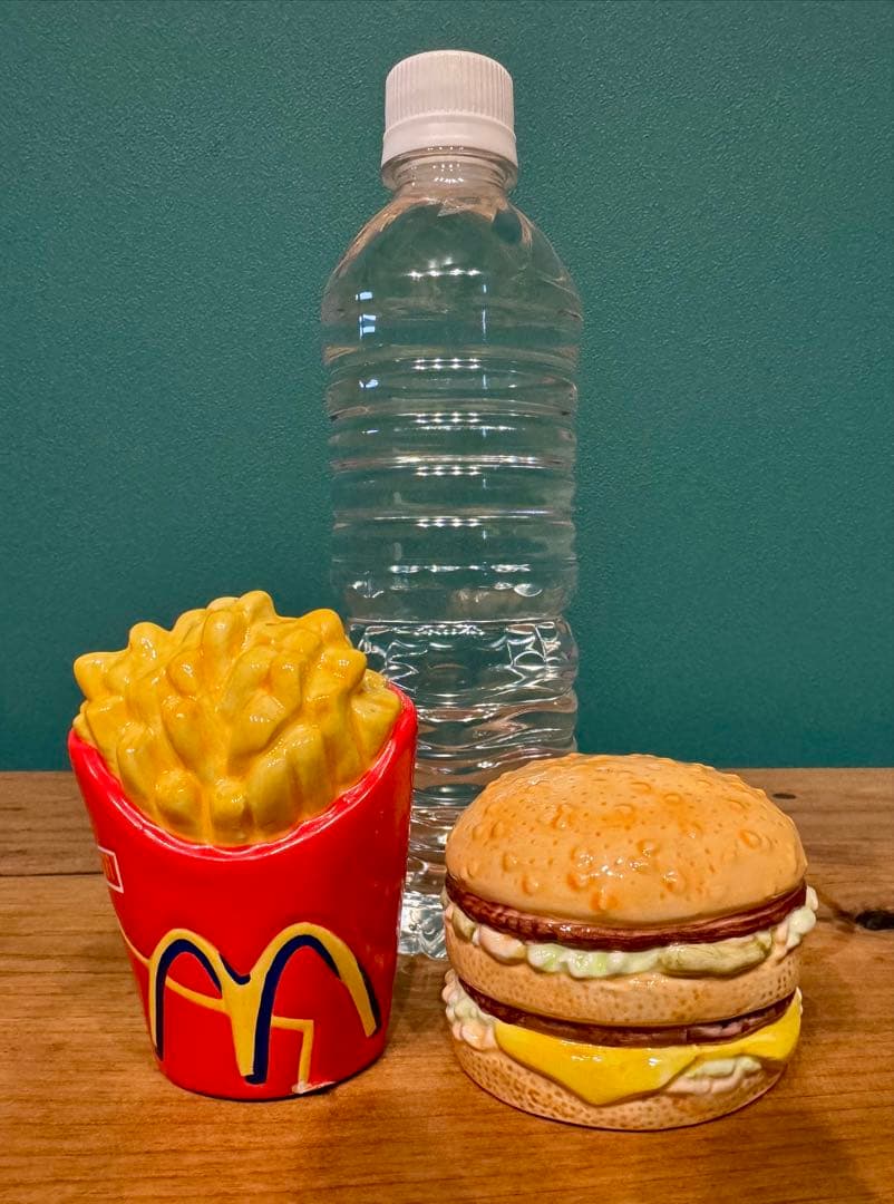 ✳︎希少✳︎ マクドナルド ビッグマック フライドポテト1997陶器 置物 新品