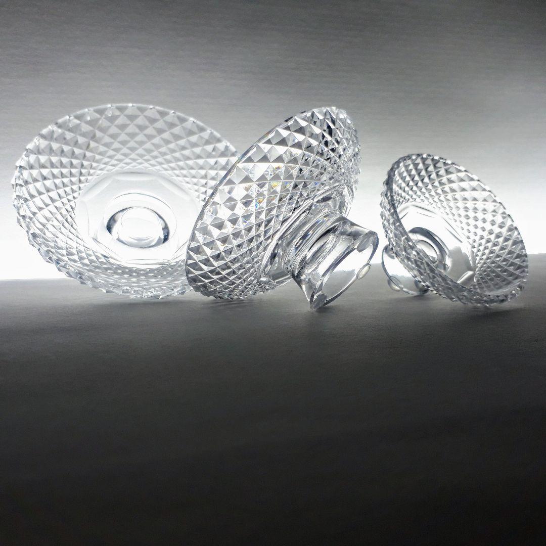 江戸切子　復刻シリーズ「切子三ツ組盃 」亀井硝子　サントリー美術館 協力
