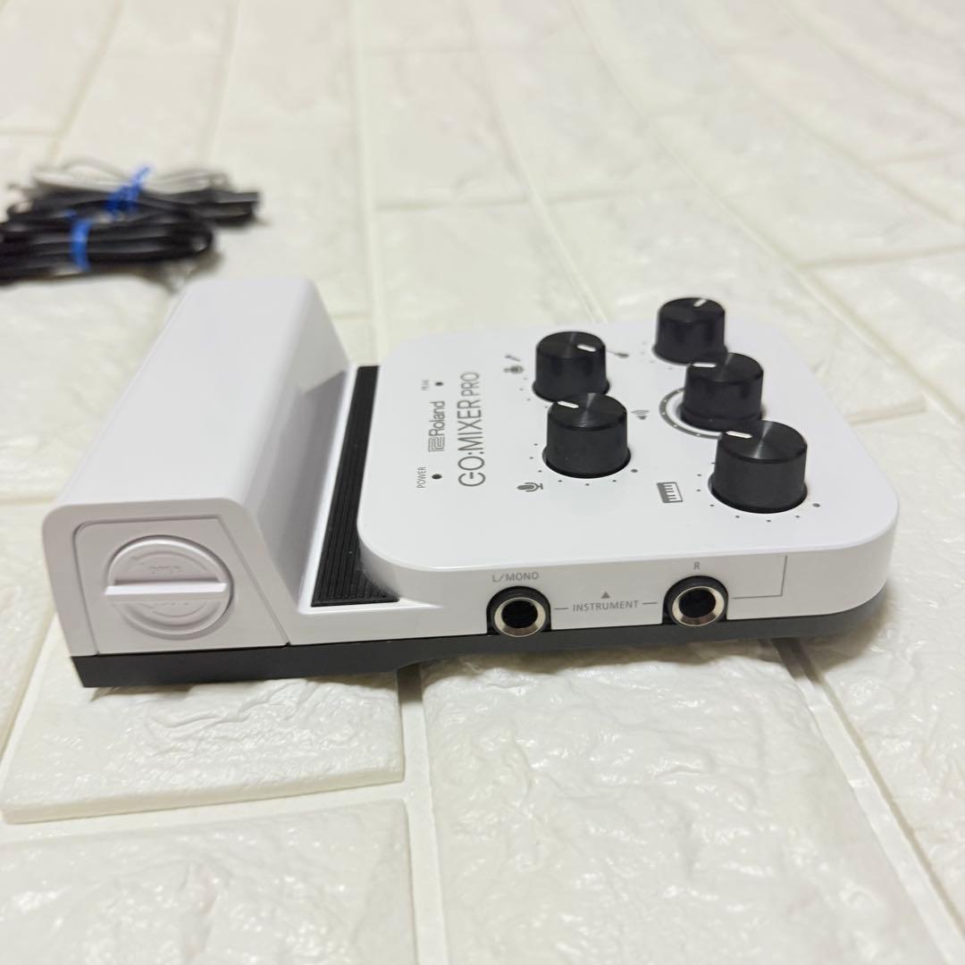 【動作OK/付属品完備】Roland GO:MIXER PRO ホワイト 配信用