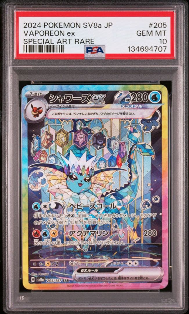 【PSA10 連番】ブイズ テラスタルフェスex SAR