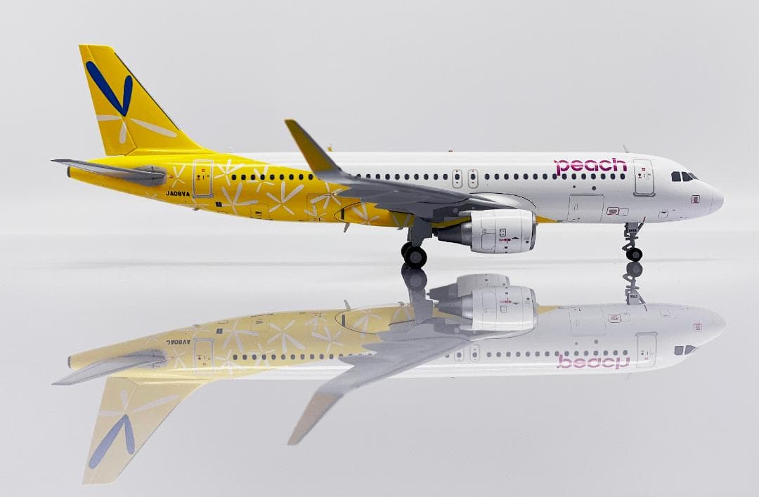 航空機・ヘリコプター Peach A320 JA08VA 1/200