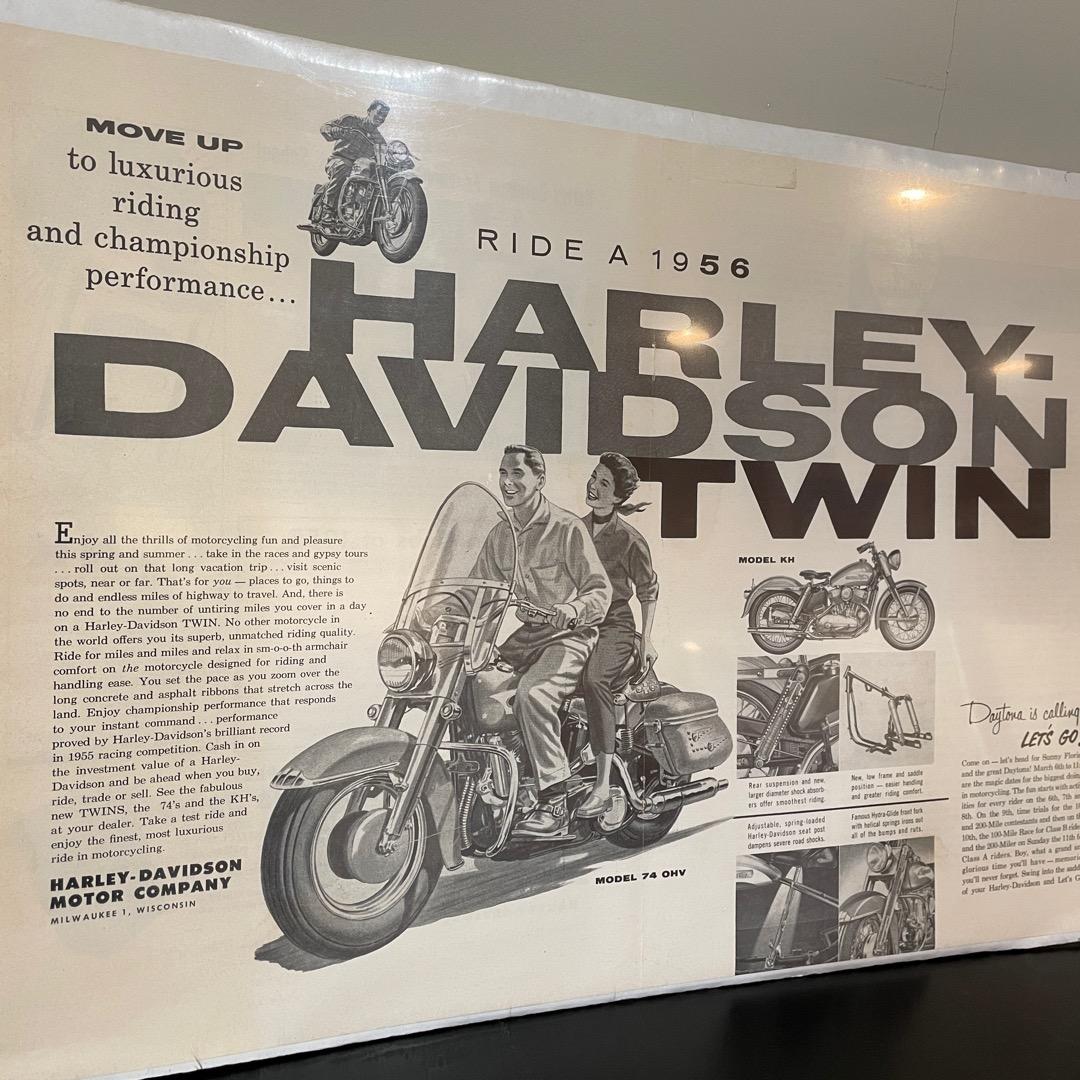 Harley Davidson ハーレーダビッドソン ビンテージ　雑誌広告