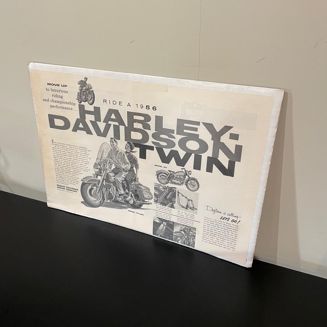 Harley Davidson ハーレーダビッドソン ビンテージ　雑誌広告