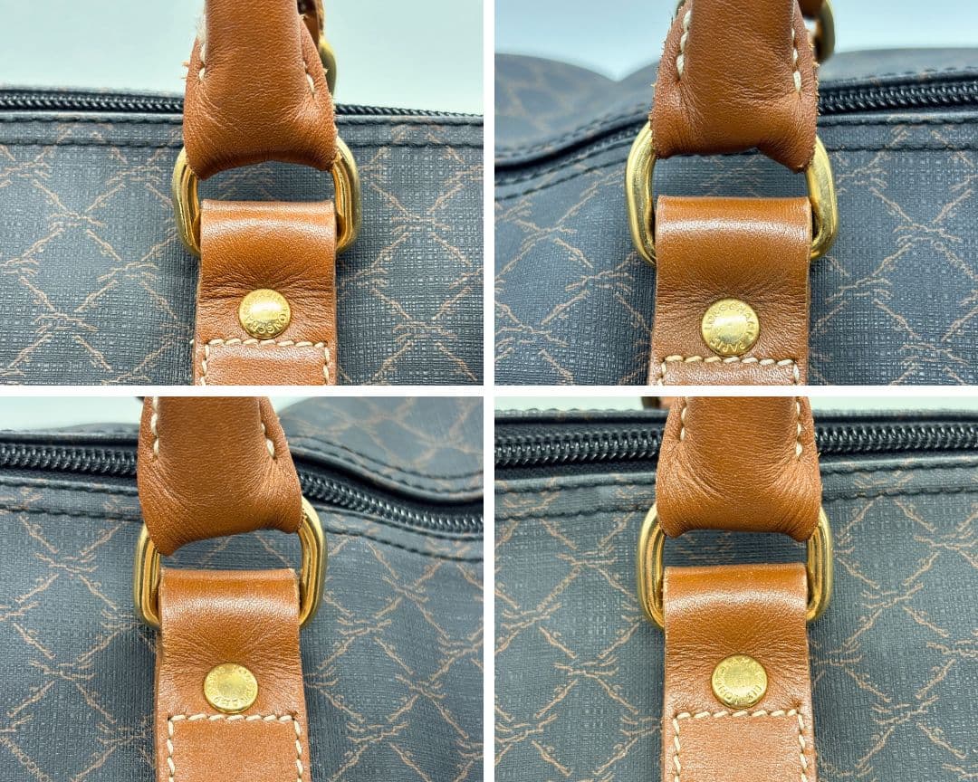 【美品】LONGCHAMP　ロンシャン　ボストンバッグ　トラベルバッグ　総柄