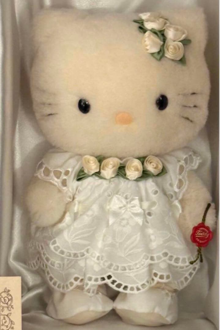 激レア☆ハローキティ☆ハーマン社コラボぬいぐるみ☆500体限定☆1999年 新品