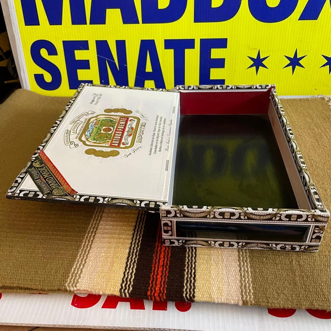希少品！アメリカアンティーク木箱BOX　USAヴィンテージインテリア雑貨店舗什器