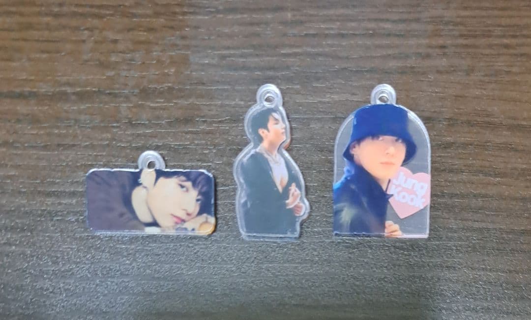 【ゆうこりん】BTS ジョングク ストロータグ　アクリルチャーム