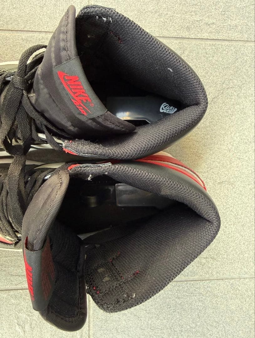 シューズ(男性用) Nike Air Jordan 1 Retro High OG Bred Toe