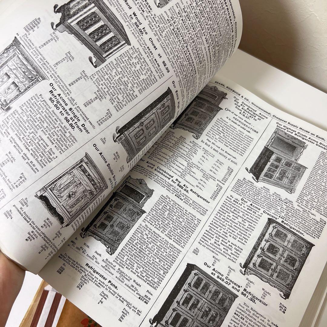 紙モノ コラージュ 1897年 シアーズ 復刻版 マルシェ袋 ジャンクジャーナル