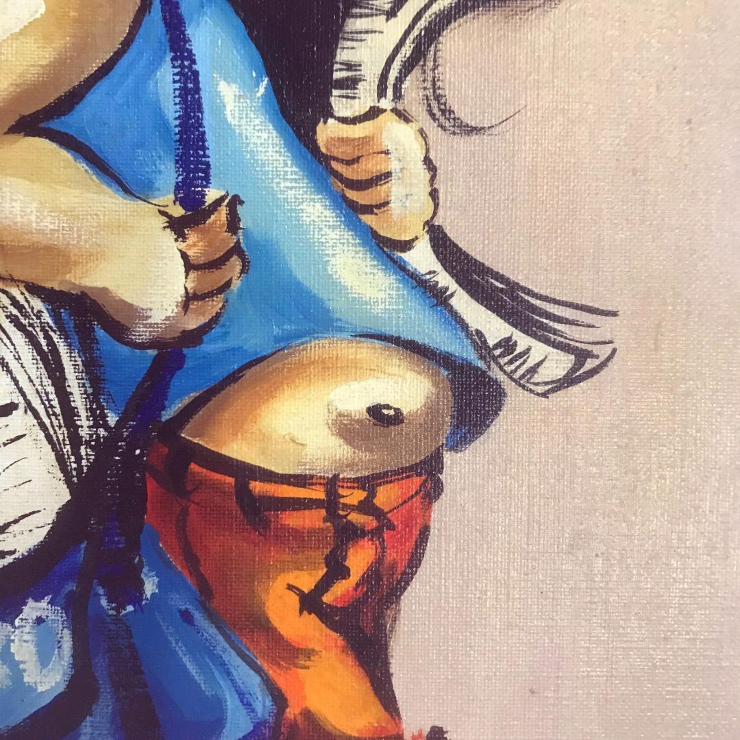 絵 女の子 男の子 作者不明 PARIS パリ 絵画 美術品 骨董品 ２枚セット