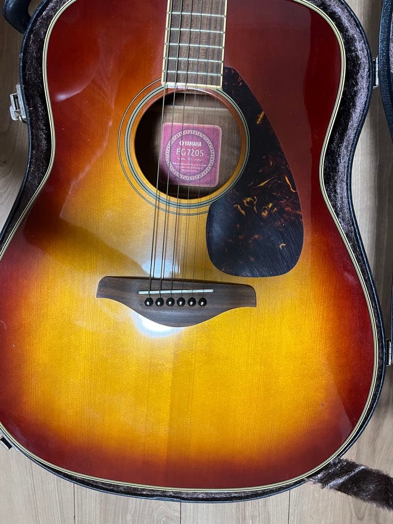YAMAHA ヤマハ アコースティックギター FG720S BSケース付き現状品