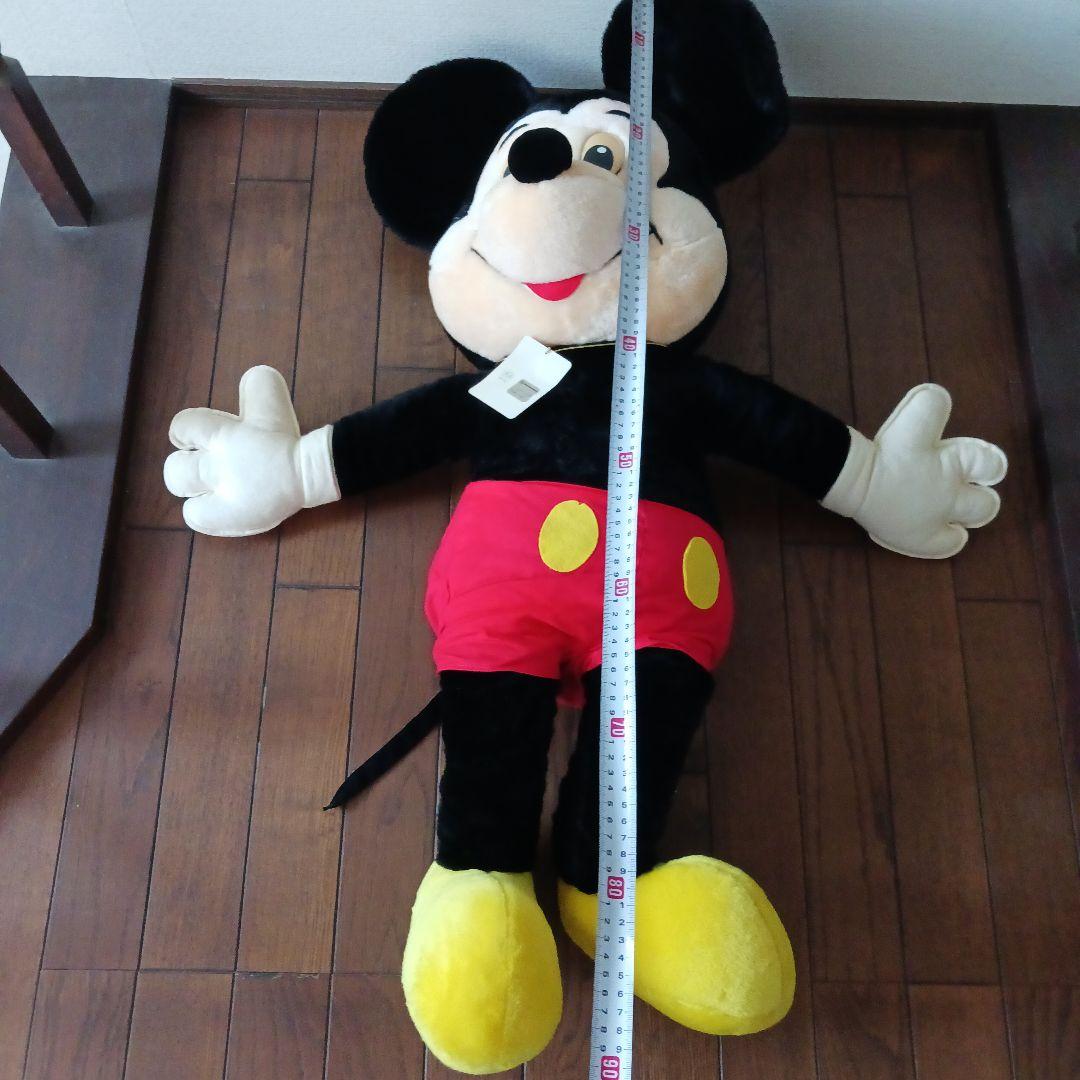 東京ディズニーランド　ミッキーマウス　ぬいぐるみ　昭和レトロ　BIG