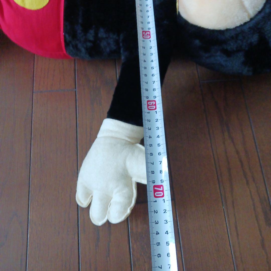 東京ディズニーランド　ミッキーマウス　ぬいぐるみ　昭和レトロ　BIG