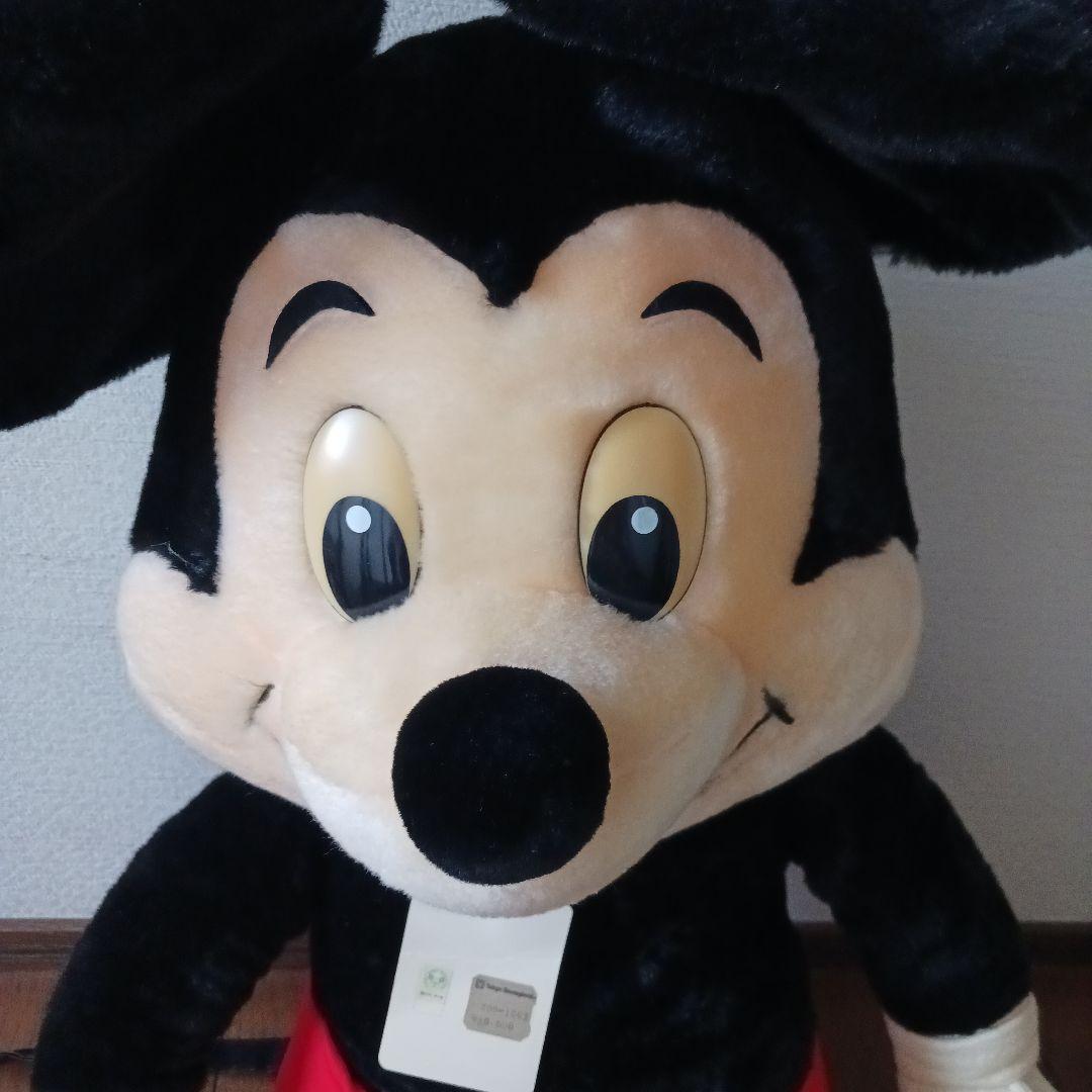 東京ディズニーランド　ミッキーマウス　ぬいぐるみ　昭和レトロ　BIG