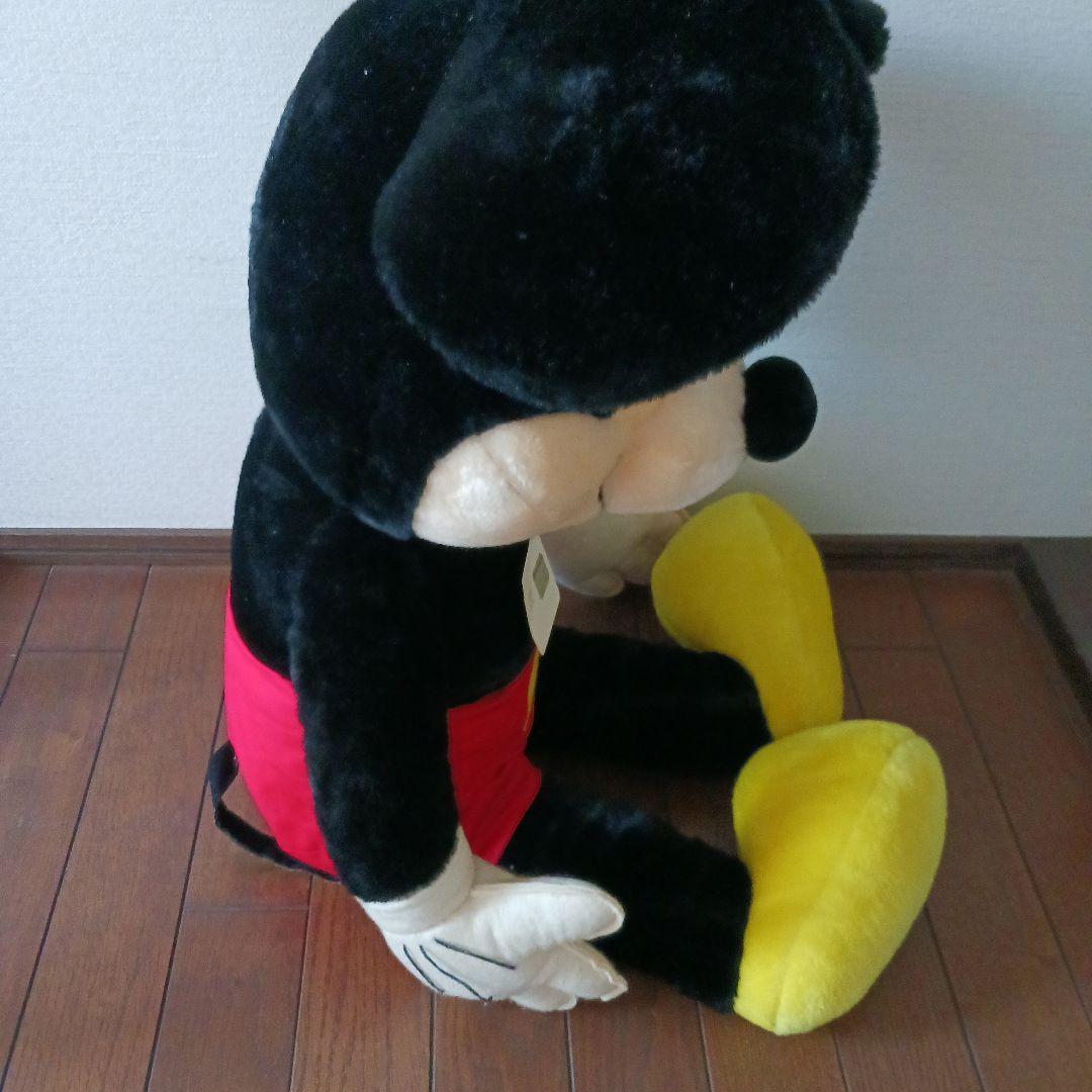 東京ディズニーランド　ミッキーマウス　ぬいぐるみ　昭和レトロ　BIG