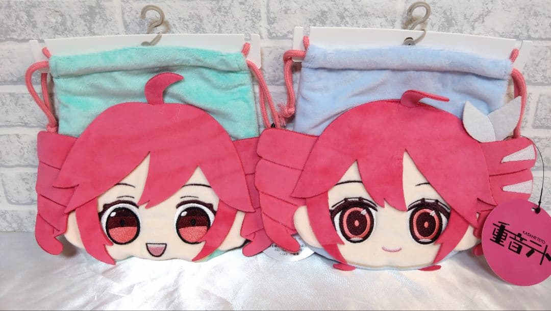 重音テト しまむら ぬいぐるみ マスコットチャーム 巾着袋 ハンカチ