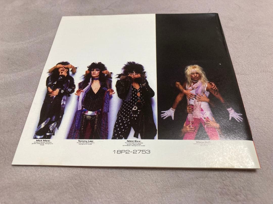 レアMötley Crüe サインCD モトリー クルー　motley crue