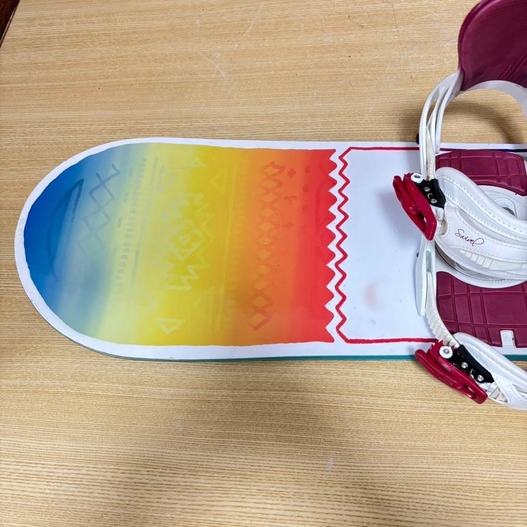 SWIVEL スウィベル　レディース　スノーボード 4点　142cm かわいい