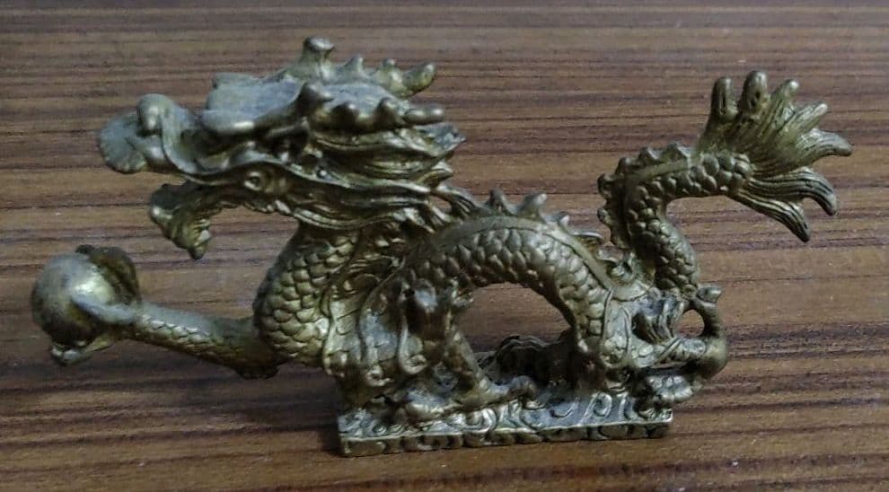 中国風水！骨董品金運真鍮置物7点セット
