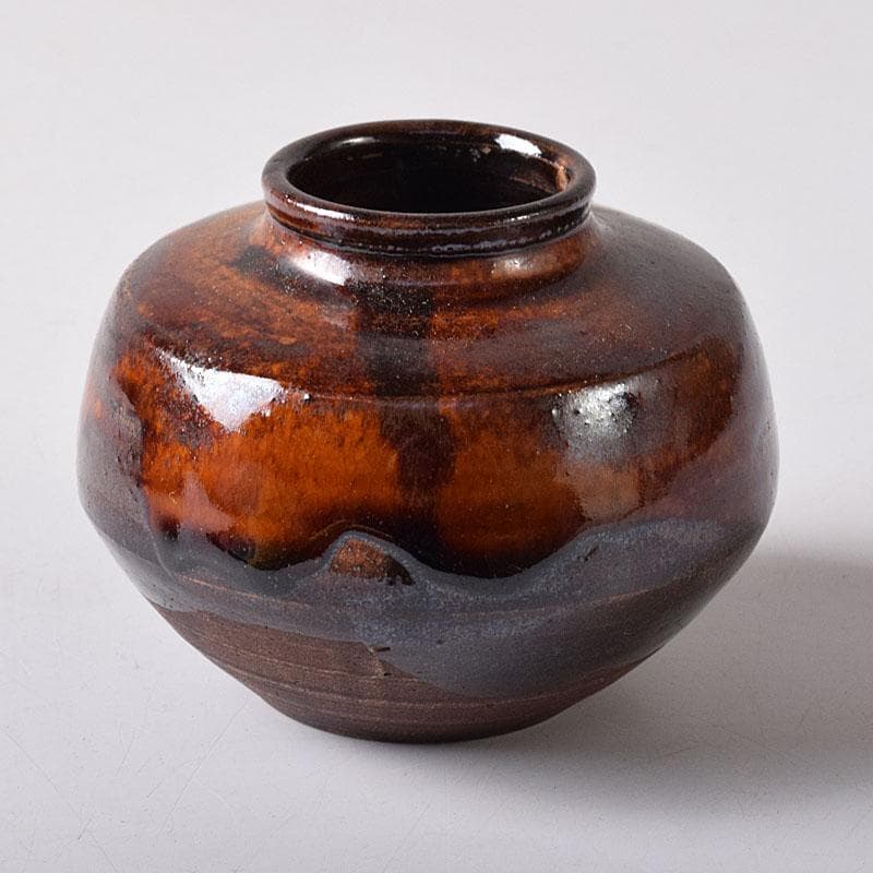 茶道具　瀬戸焼　古瀬戸　茶入　時代箱付　V　8247
