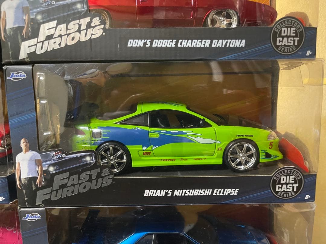ミニカー Fast And Furious Die cast Series , 7 set