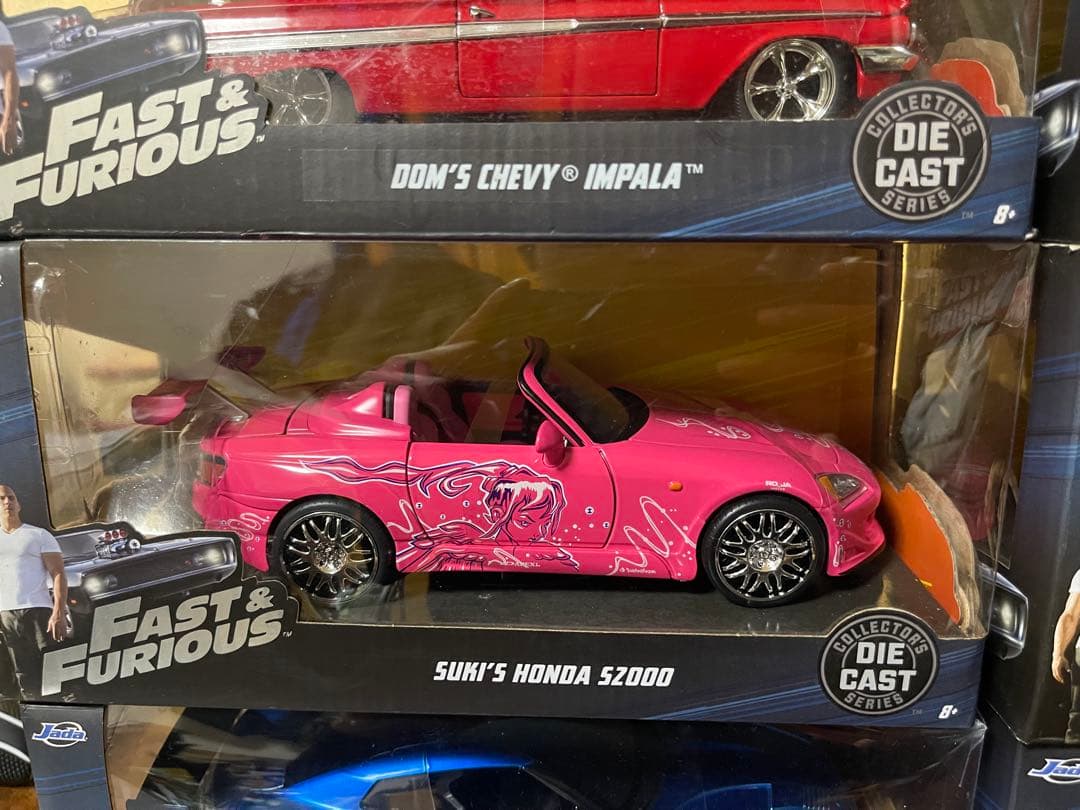 ミニカー Fast And Furious Die cast Series , 7 set