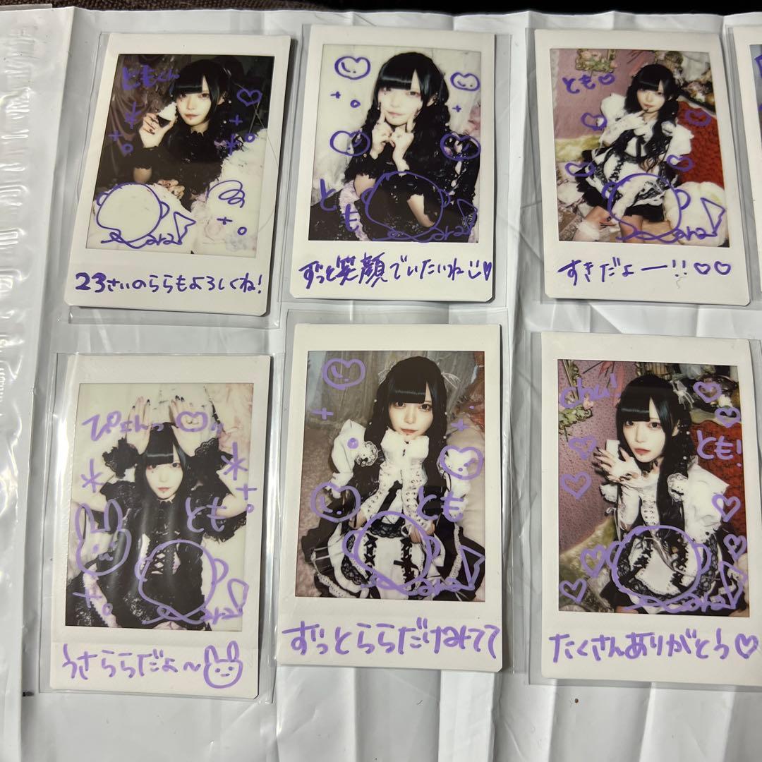 黒魅ららチェキブロマイドセット サイン入り