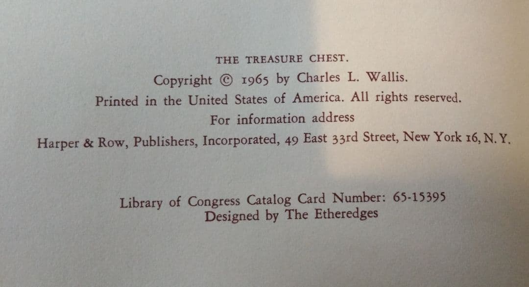 アメリカンヴィンテージ　大型洋書　The Treasure Chest　名言集